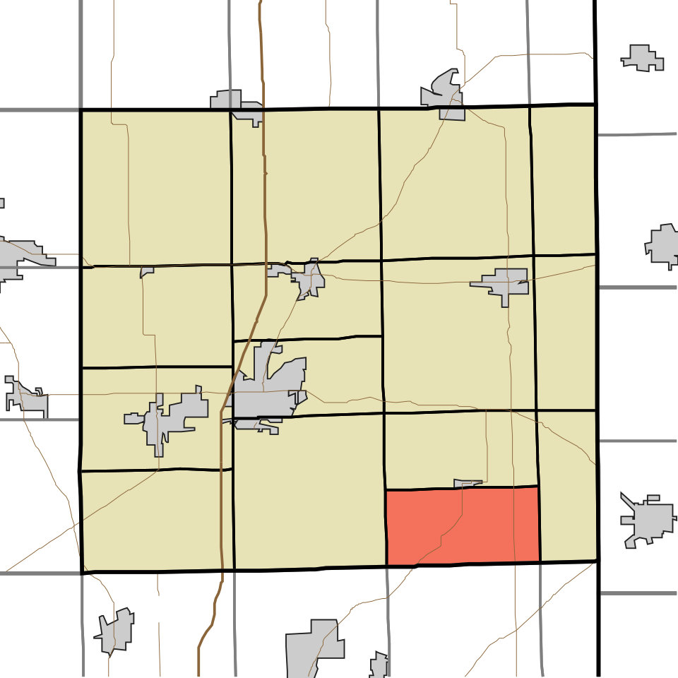 Locator map of Spencer