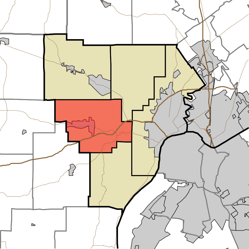 Locator map of Georgetown