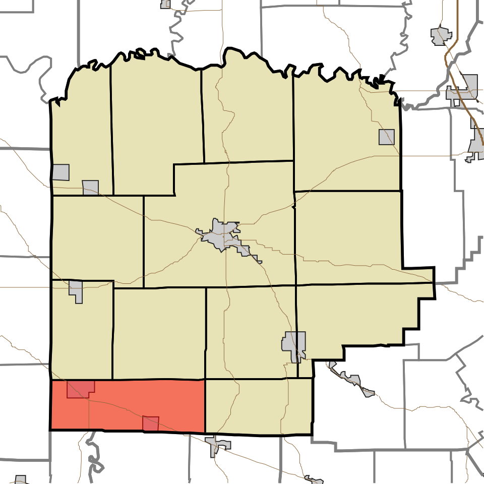 Locator map of Posey