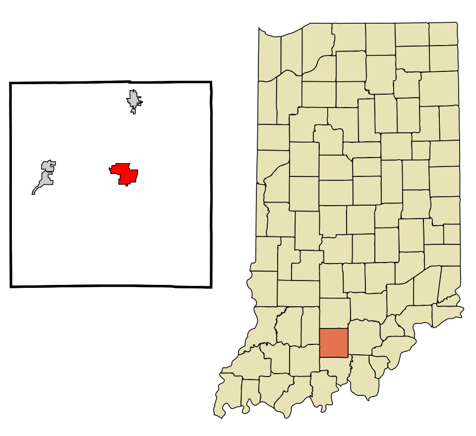 Locator map of Paoli