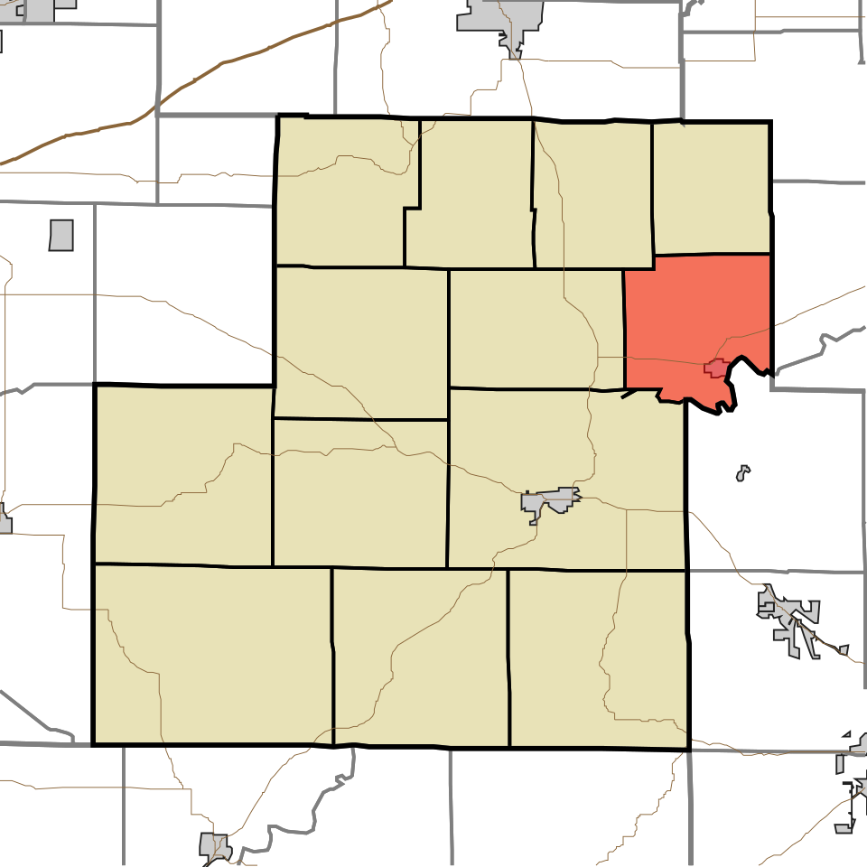 Locator map of Wayne