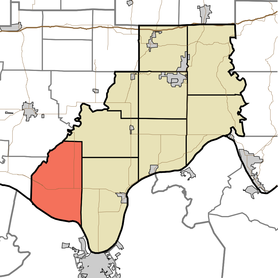 Locator map of Luce