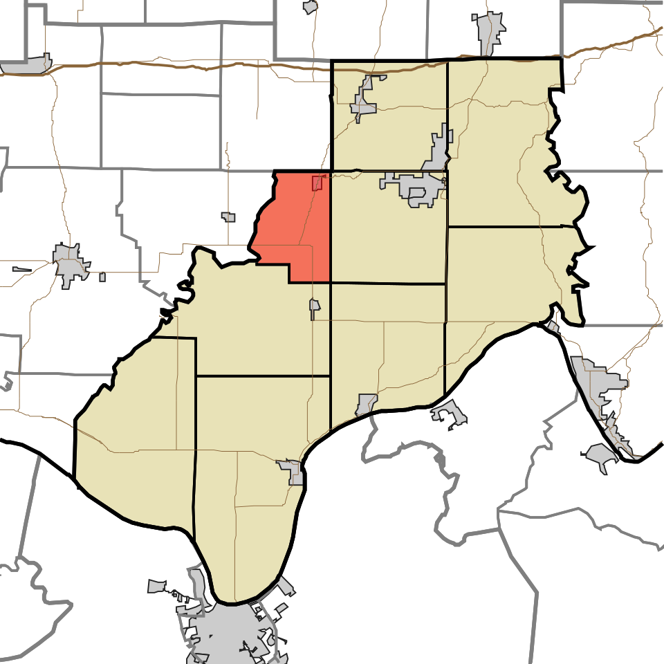 Locator map of Jackson