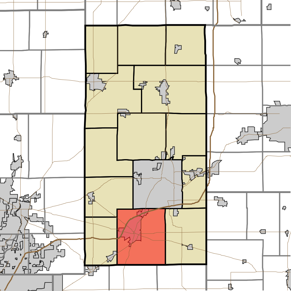 Locator map of Fall Creek