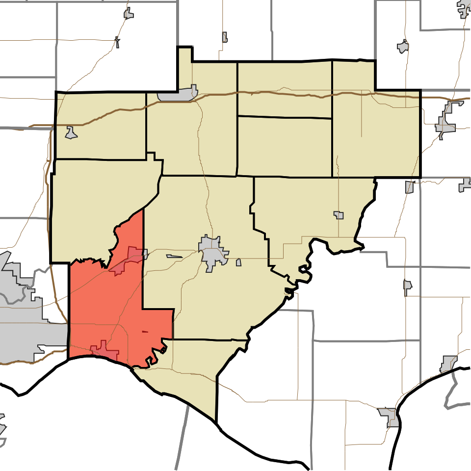 Locator map of Ohio