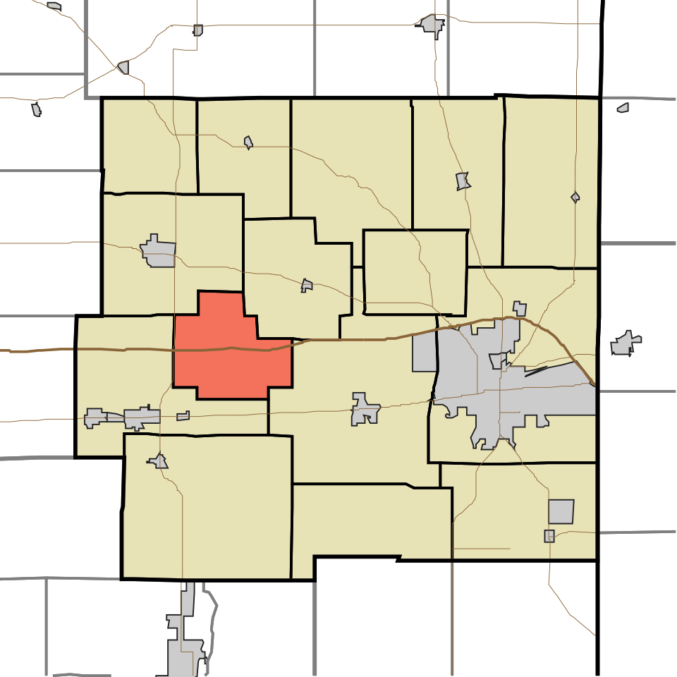 Locator map of Harrison