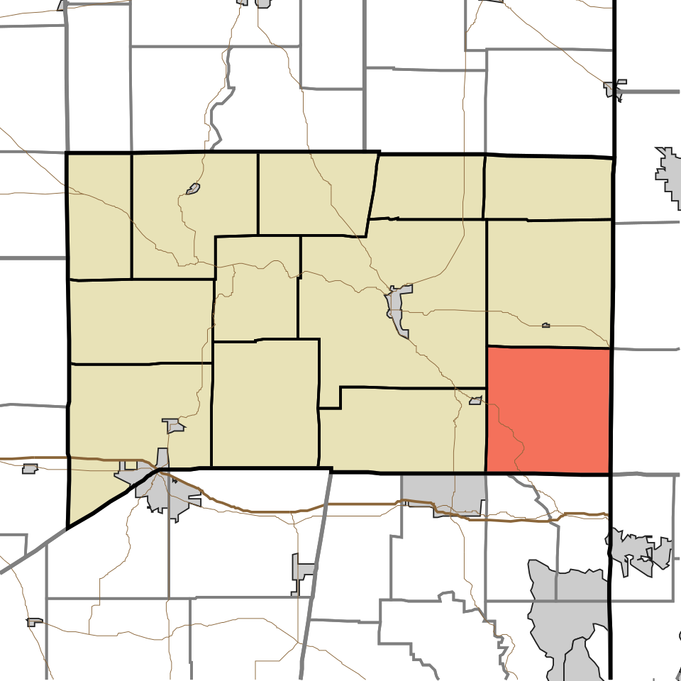 Locator map of Whitewater