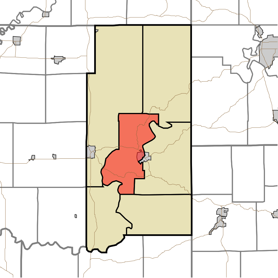 Locator map of Center