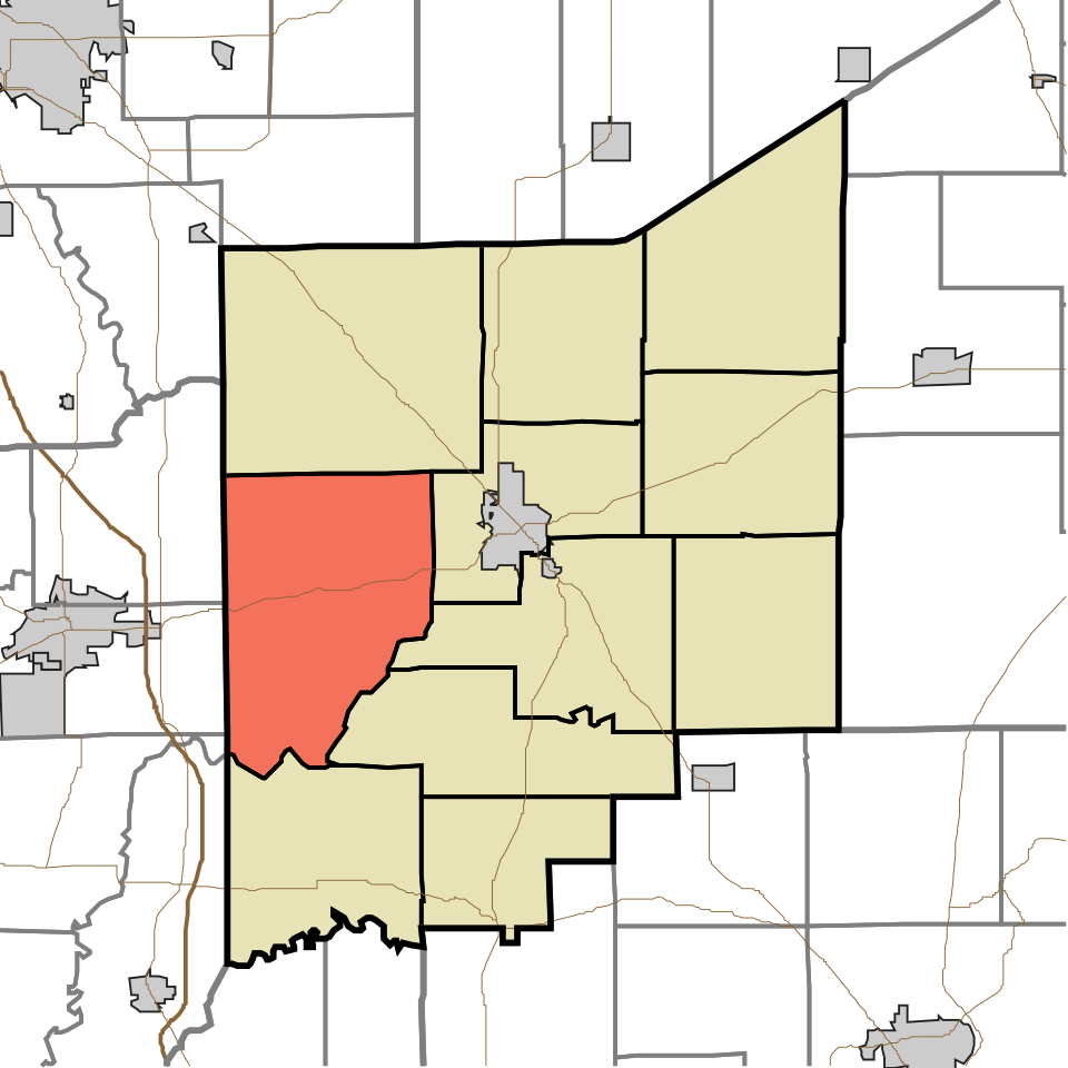 Locator map of Spencer