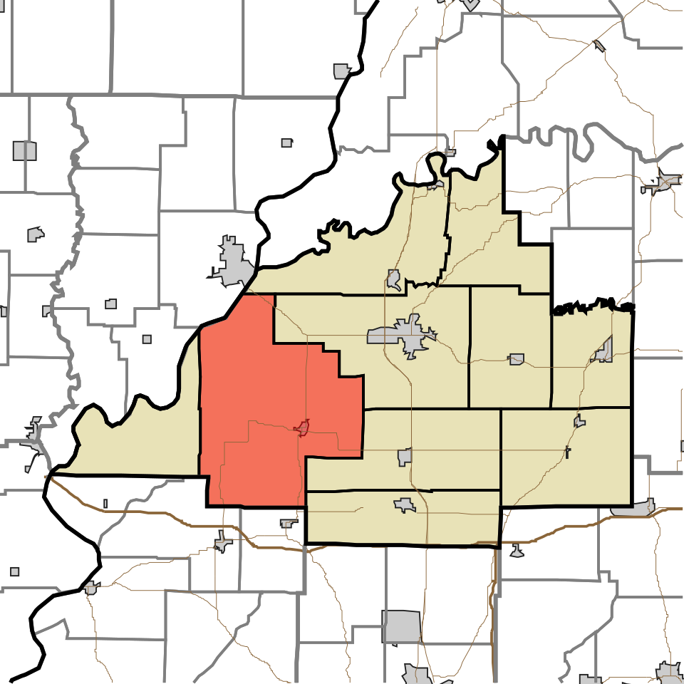 Locator map of Montgomery