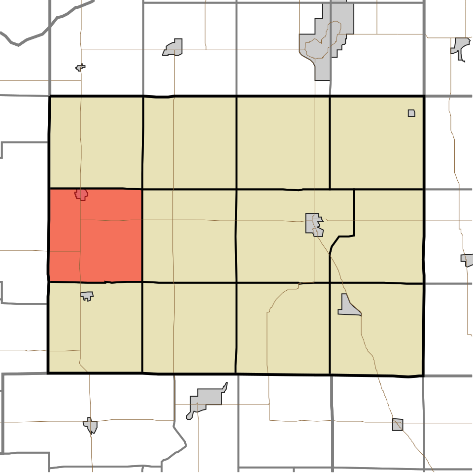 Locator map of White Post