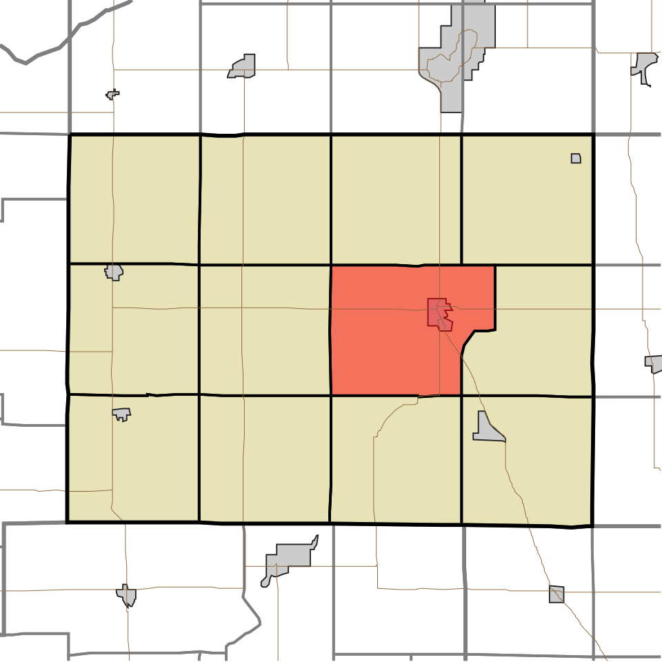 Locator map of Monroe