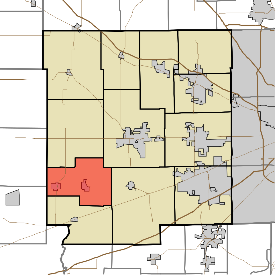 Locator map of Clay