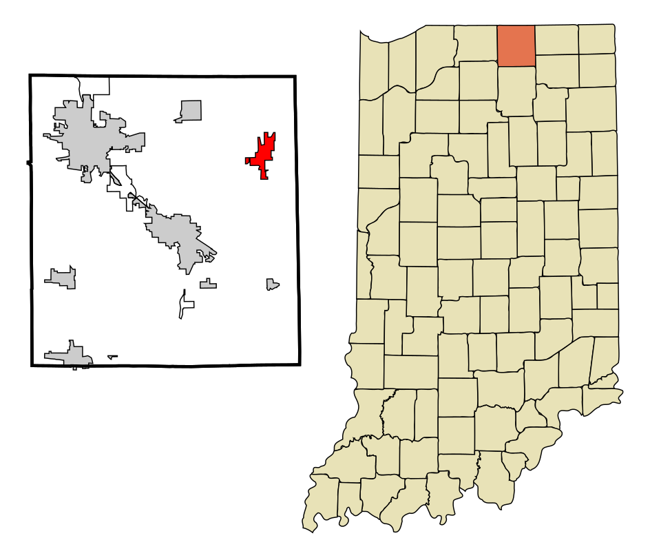 Map of Middlebury
