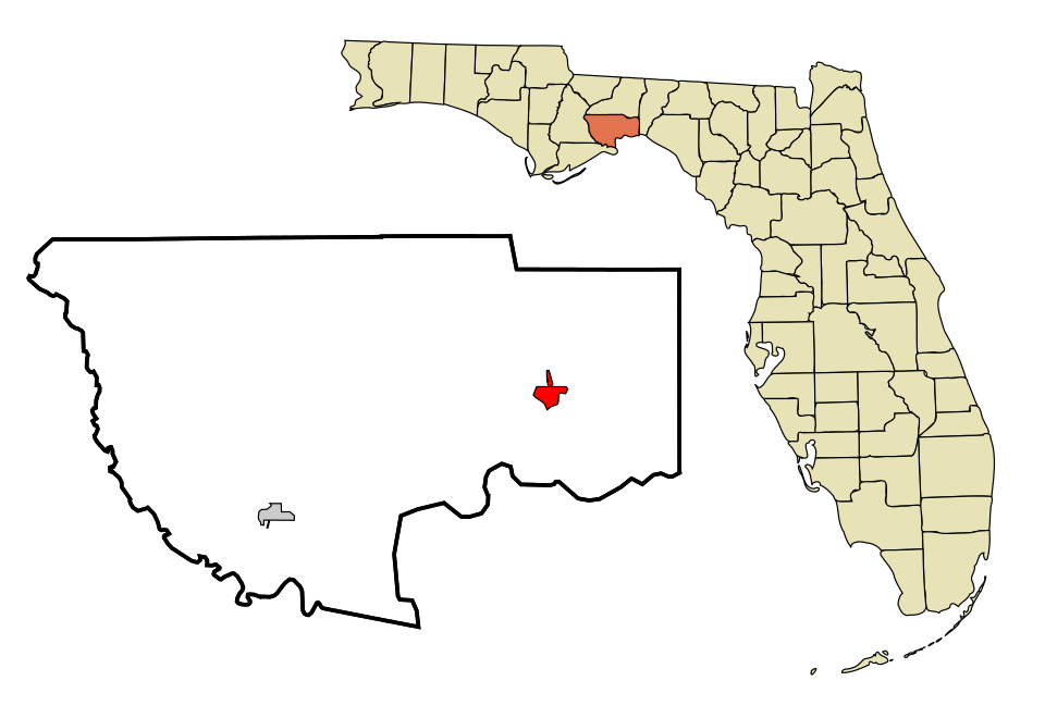 Locator map of St. Marks