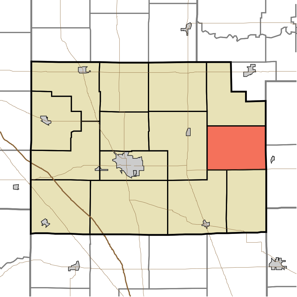 Locator map of Johnson