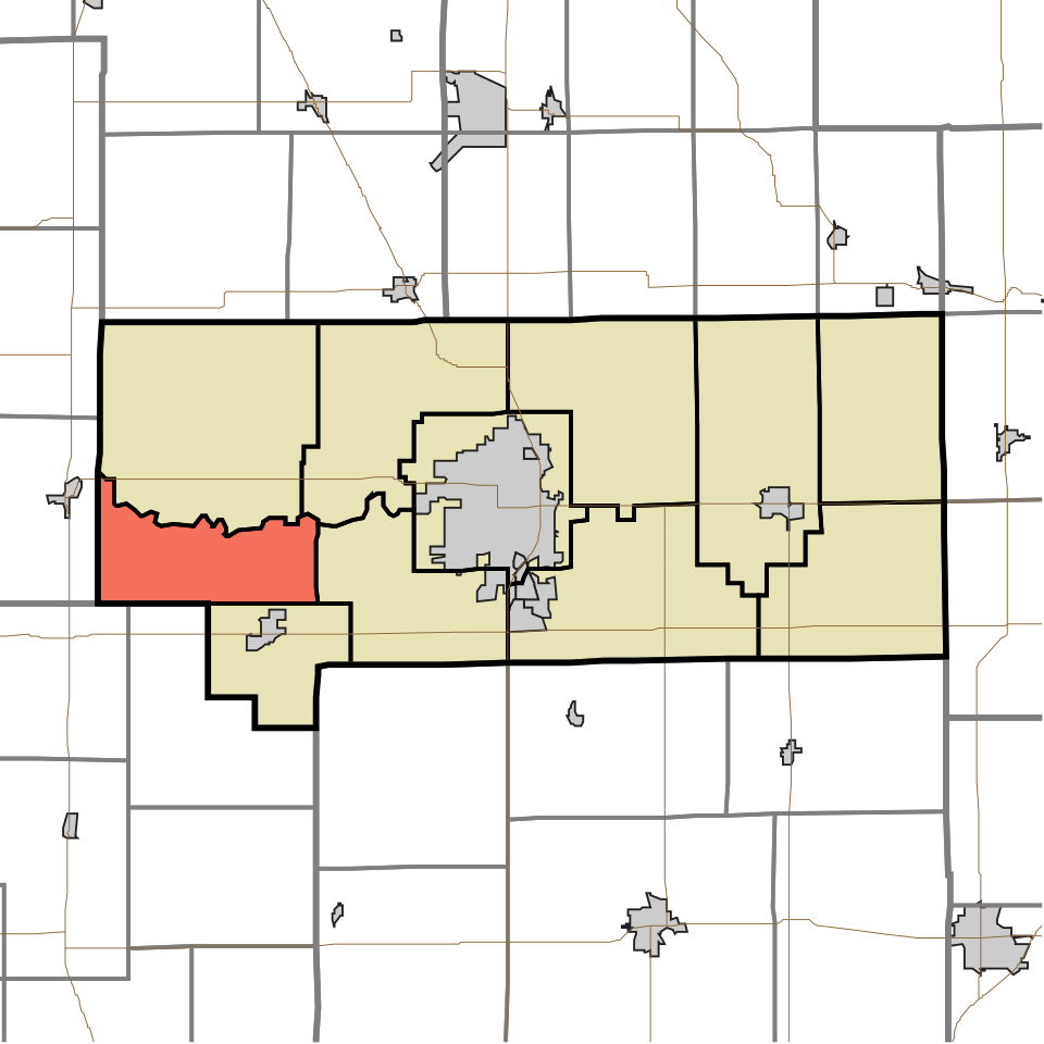 Locator map of Monroe