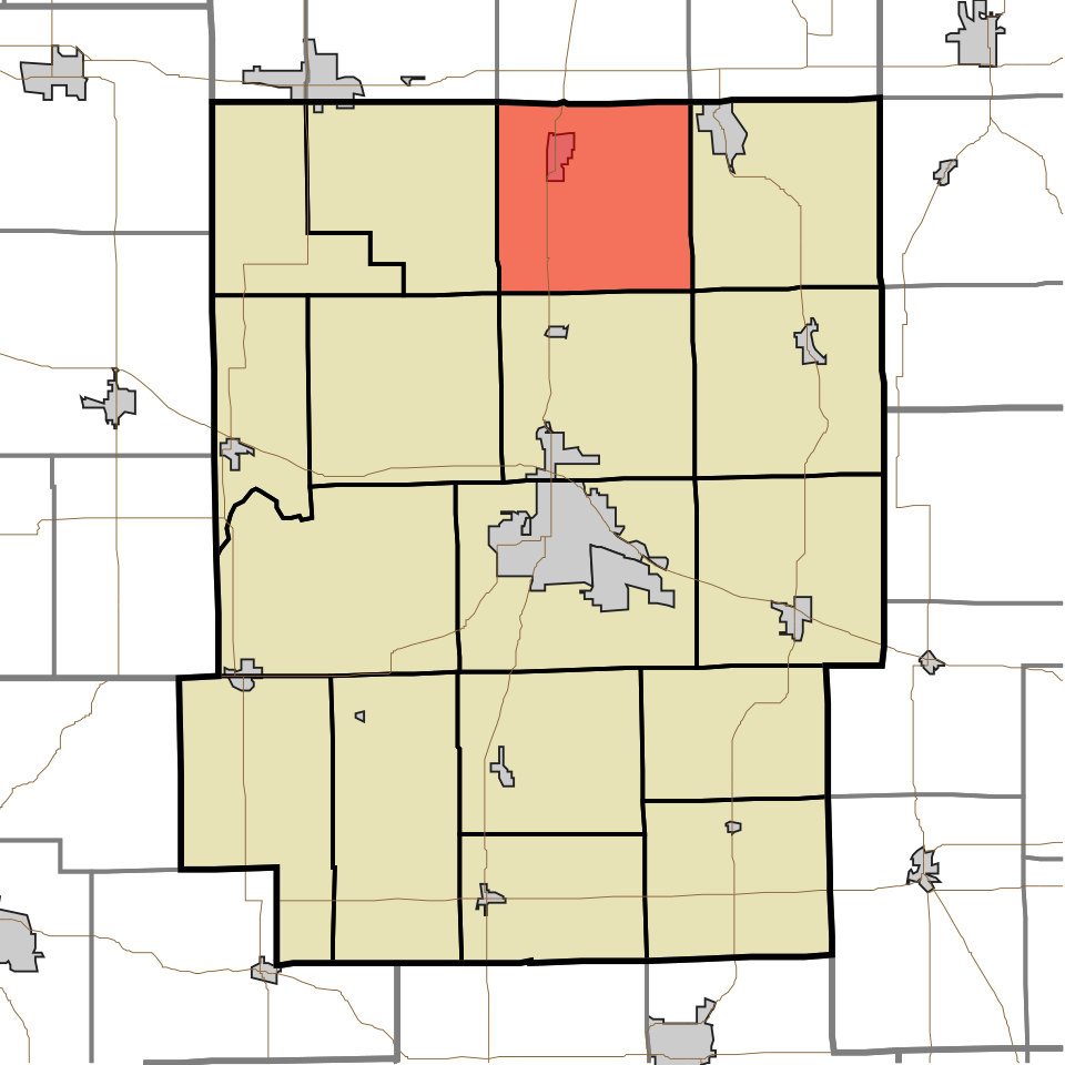 Locator map of Van Buren
