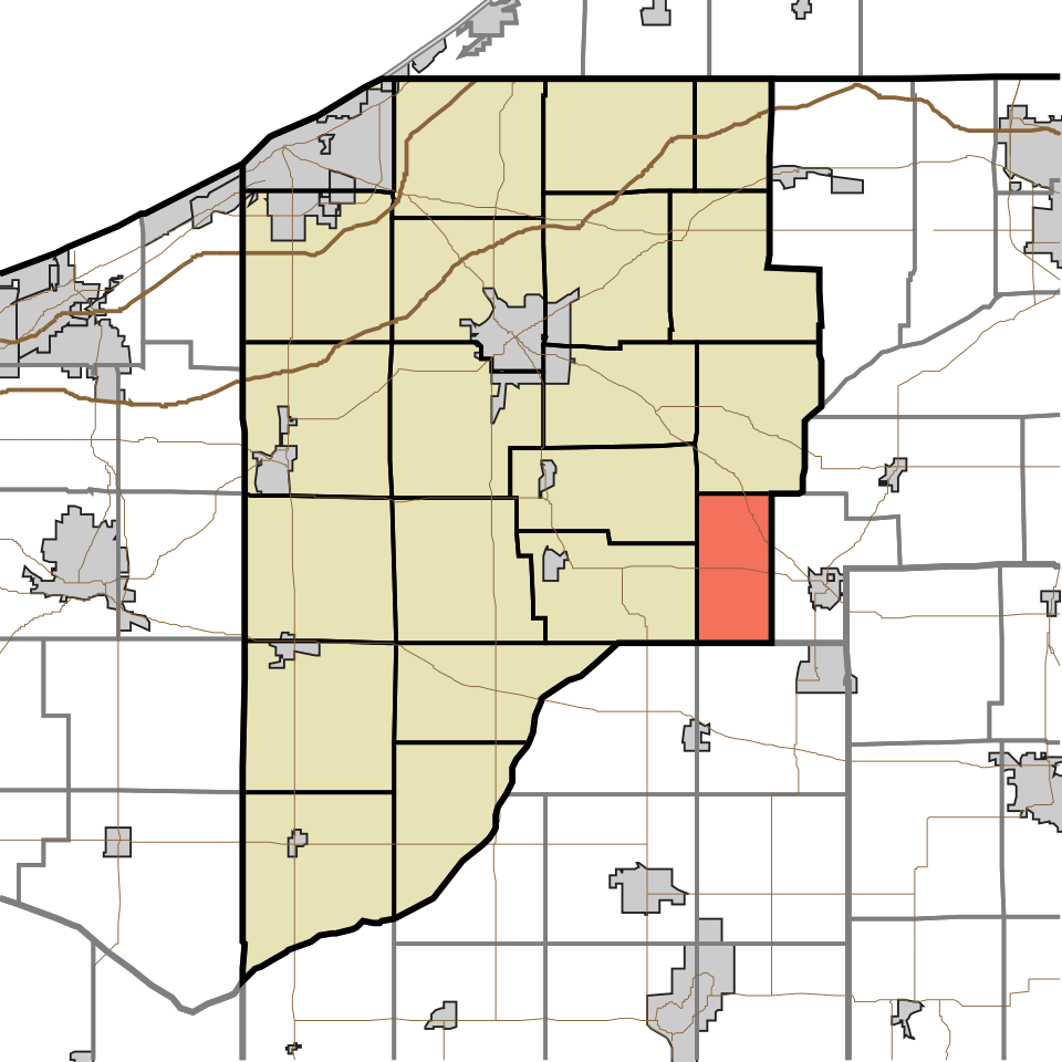 Locator map of Johnson
