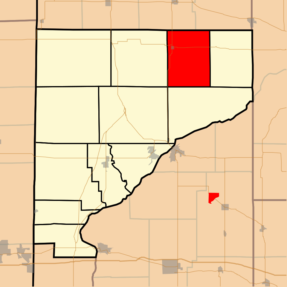 Locator map of Adams