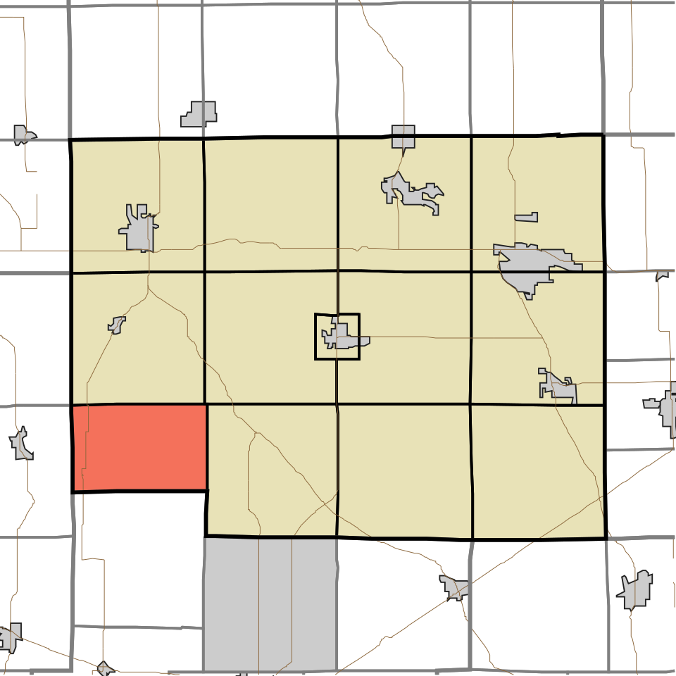 Locator map of Washington