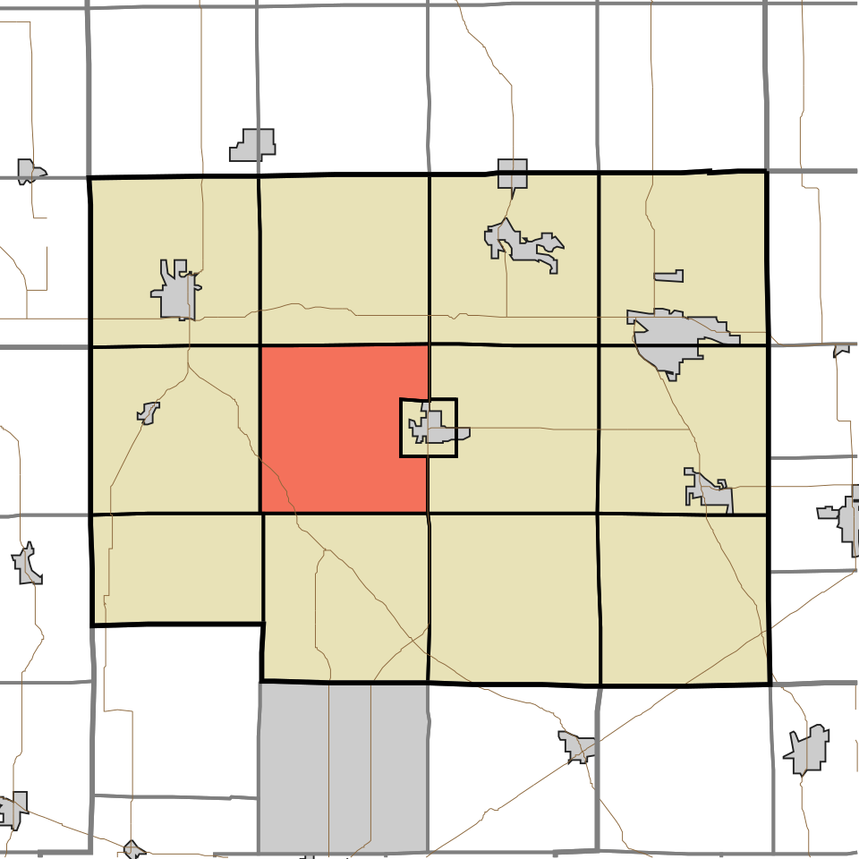 Locator map of York