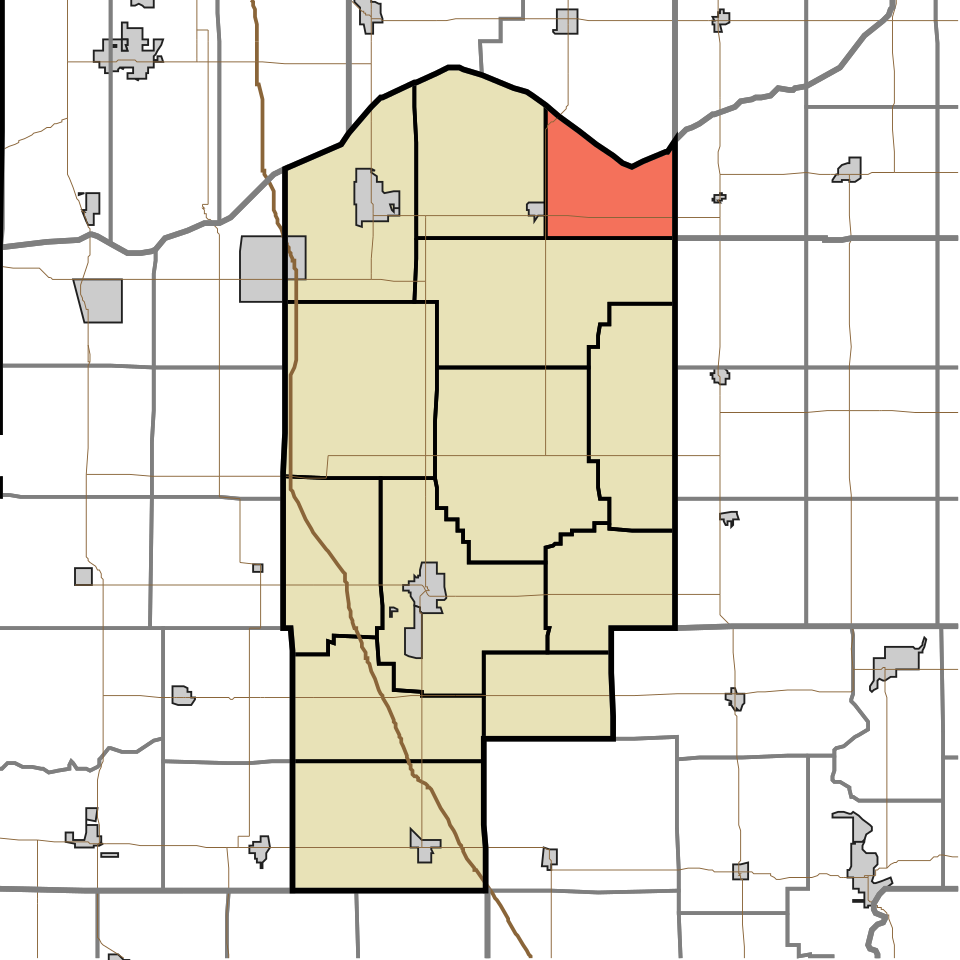 Locator map of Kankakee