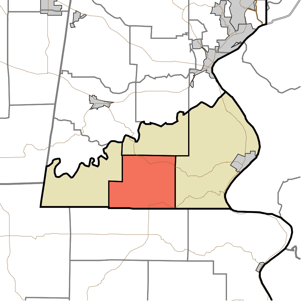 Locator map of Cass
