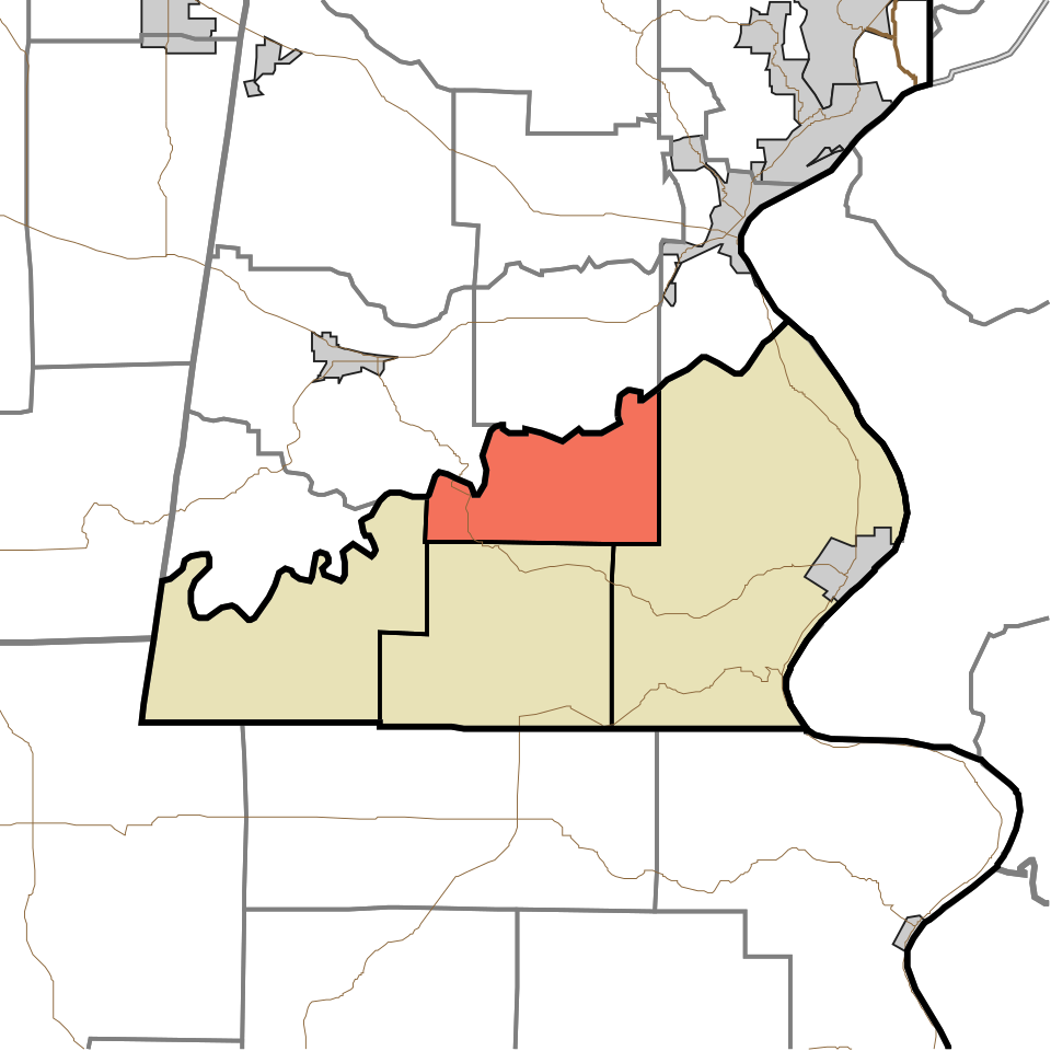 Locator map of Union