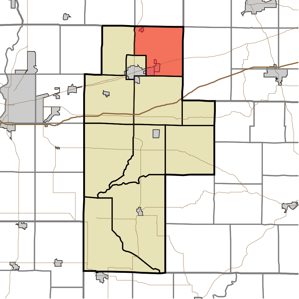 Locator map of Van Buren