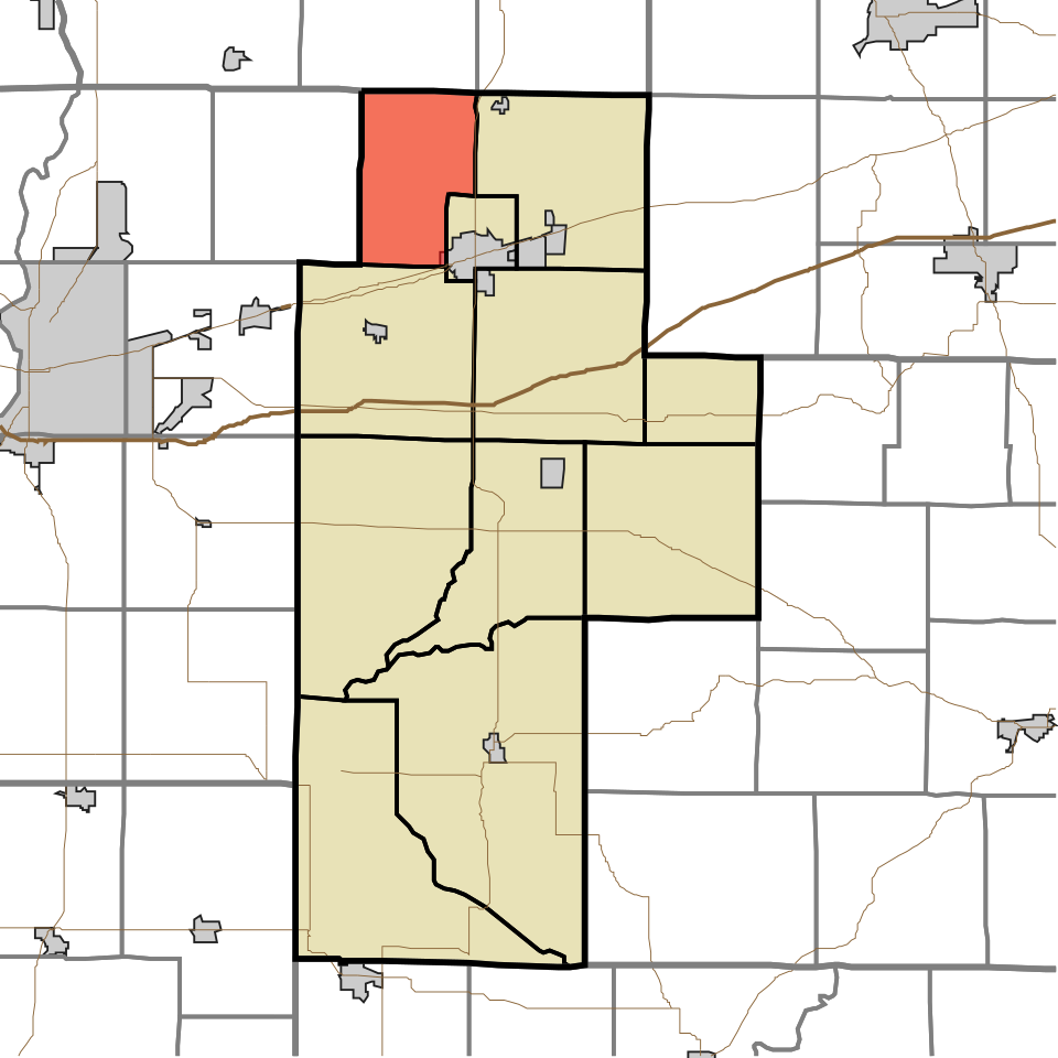 Locator map of Dick Johnson