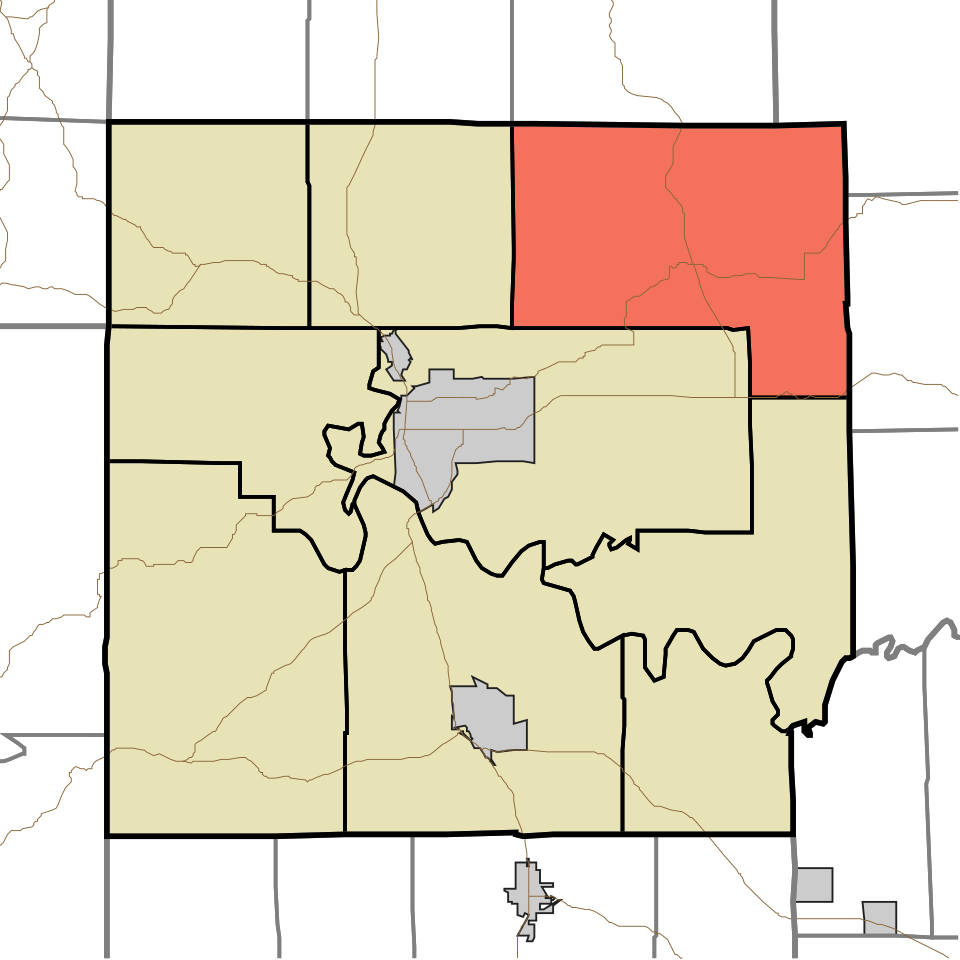 Locator map of Pleasant Run
