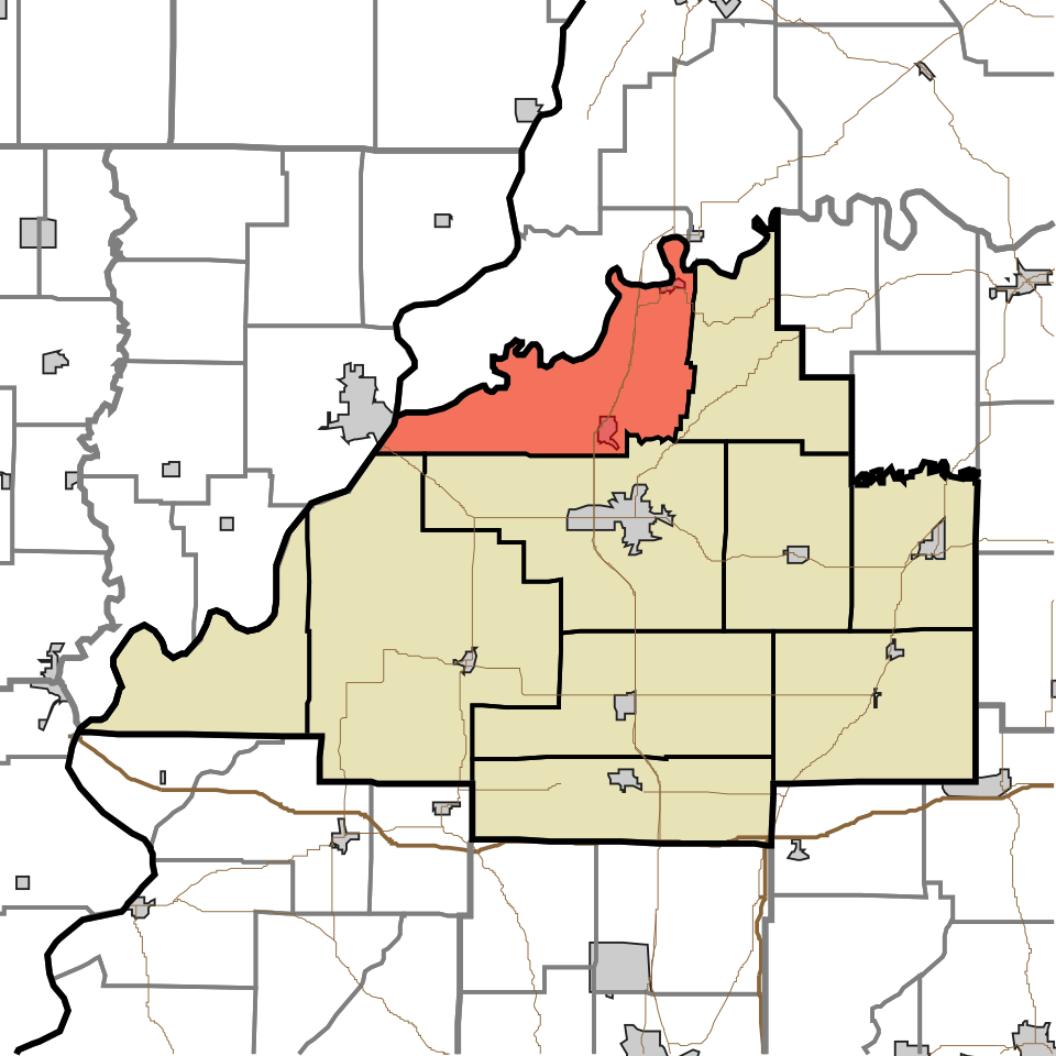 Locator map of White River