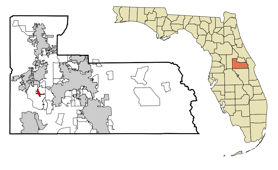 Locator map of Windermere