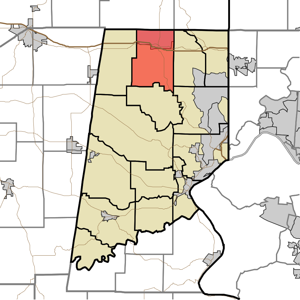 Locator map of Kelso