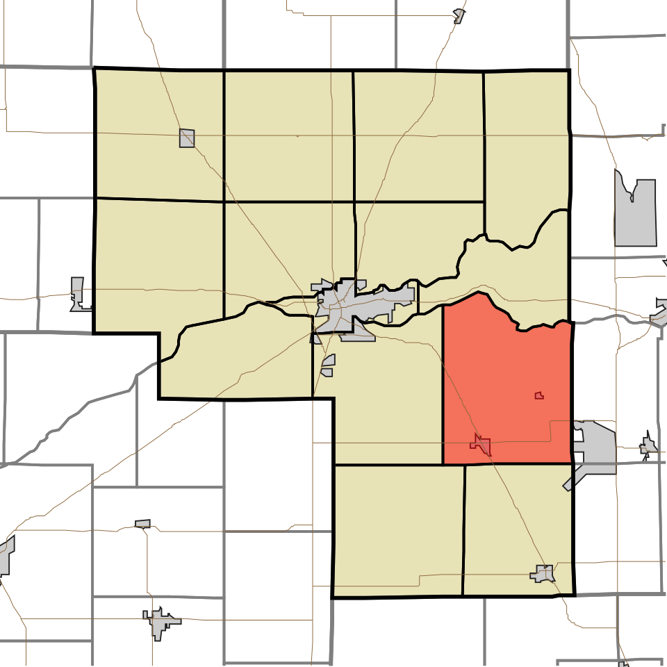 Locator map of Tipton