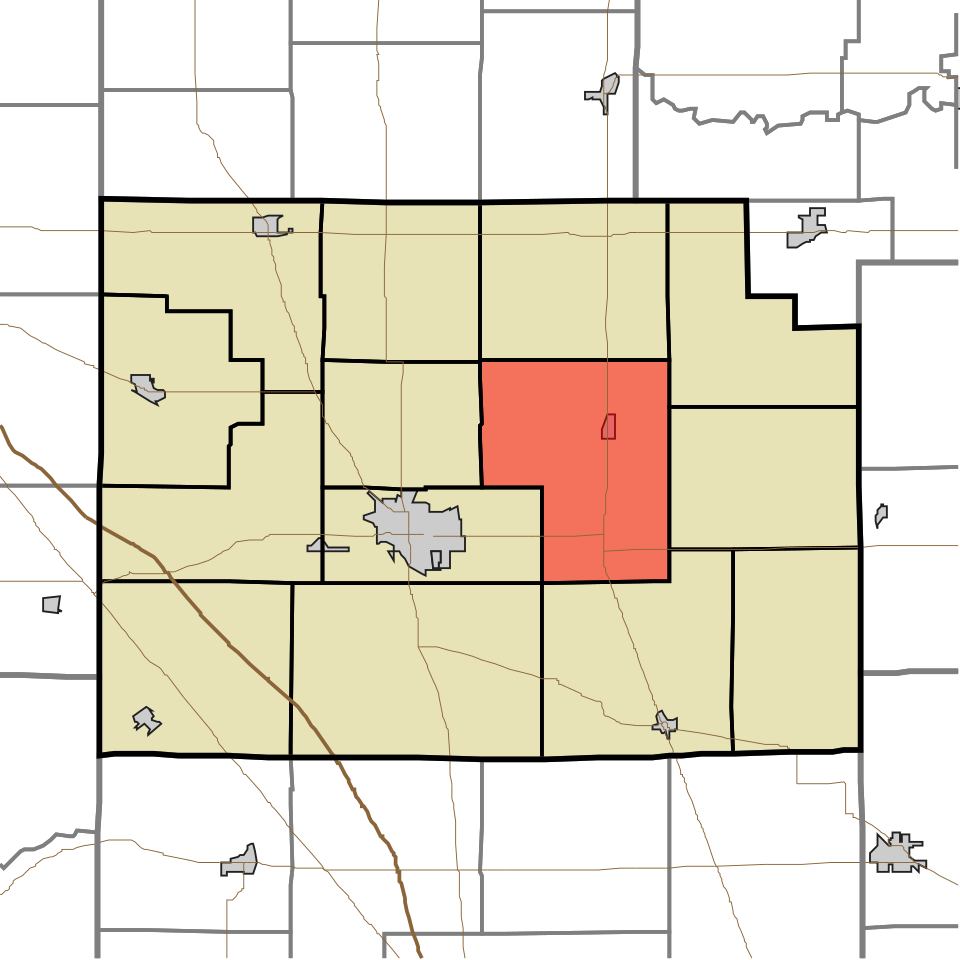 Locator map of Michigan