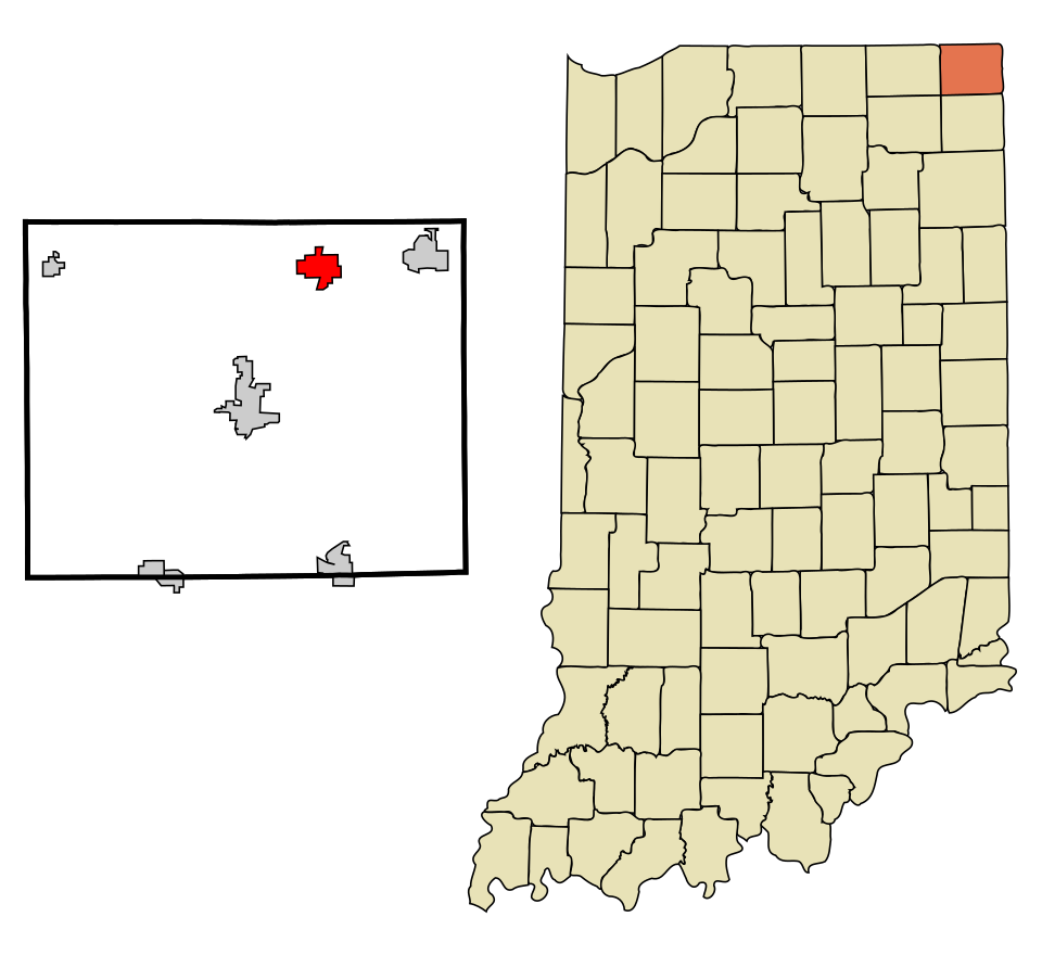 Locator map of Fremont