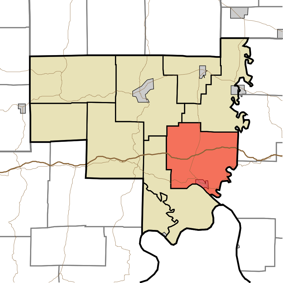 Locator map of Jennings