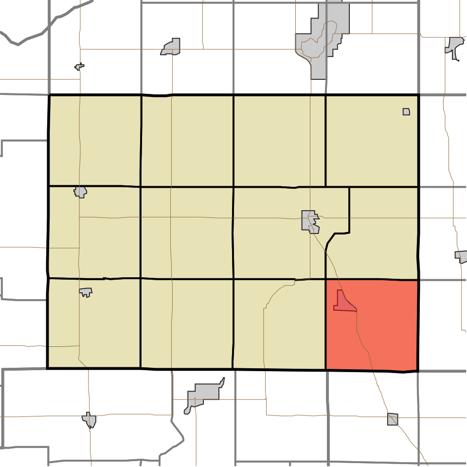 Locator map of Van Buren