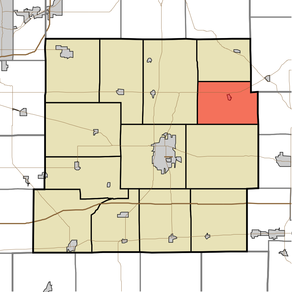 Locator map of Blue River