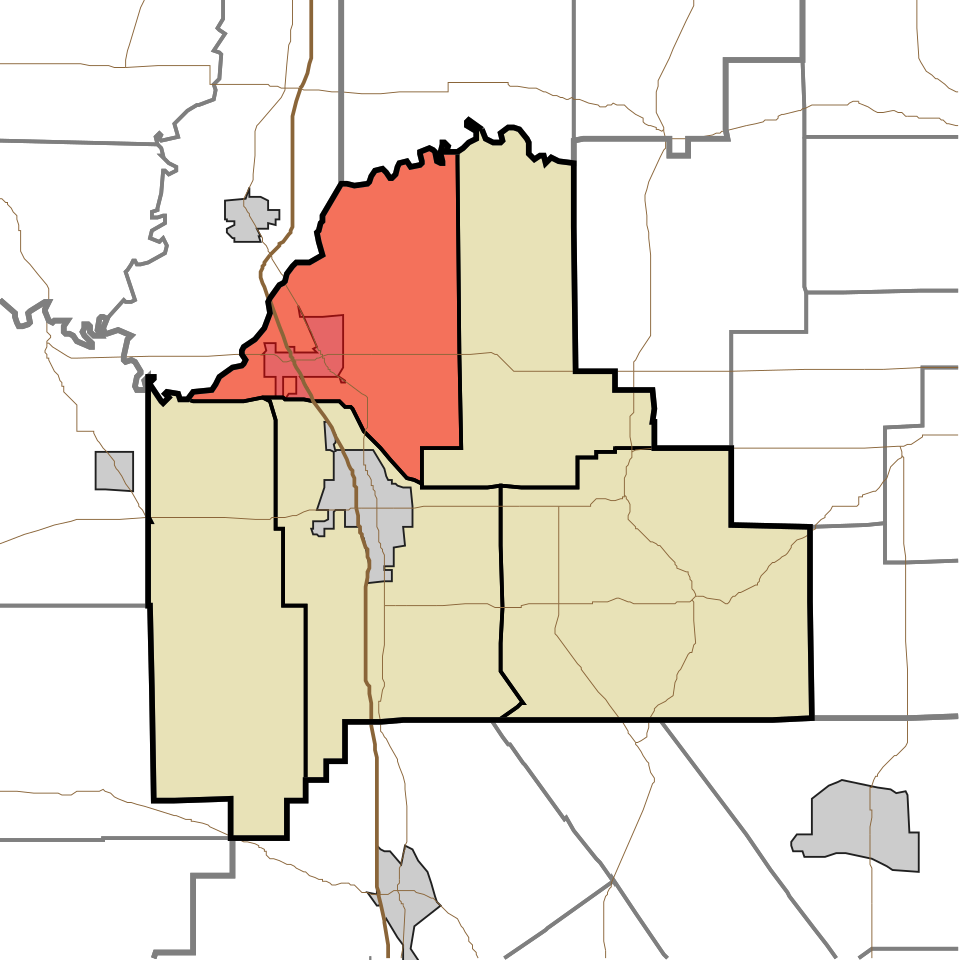 Locator map of Jennings