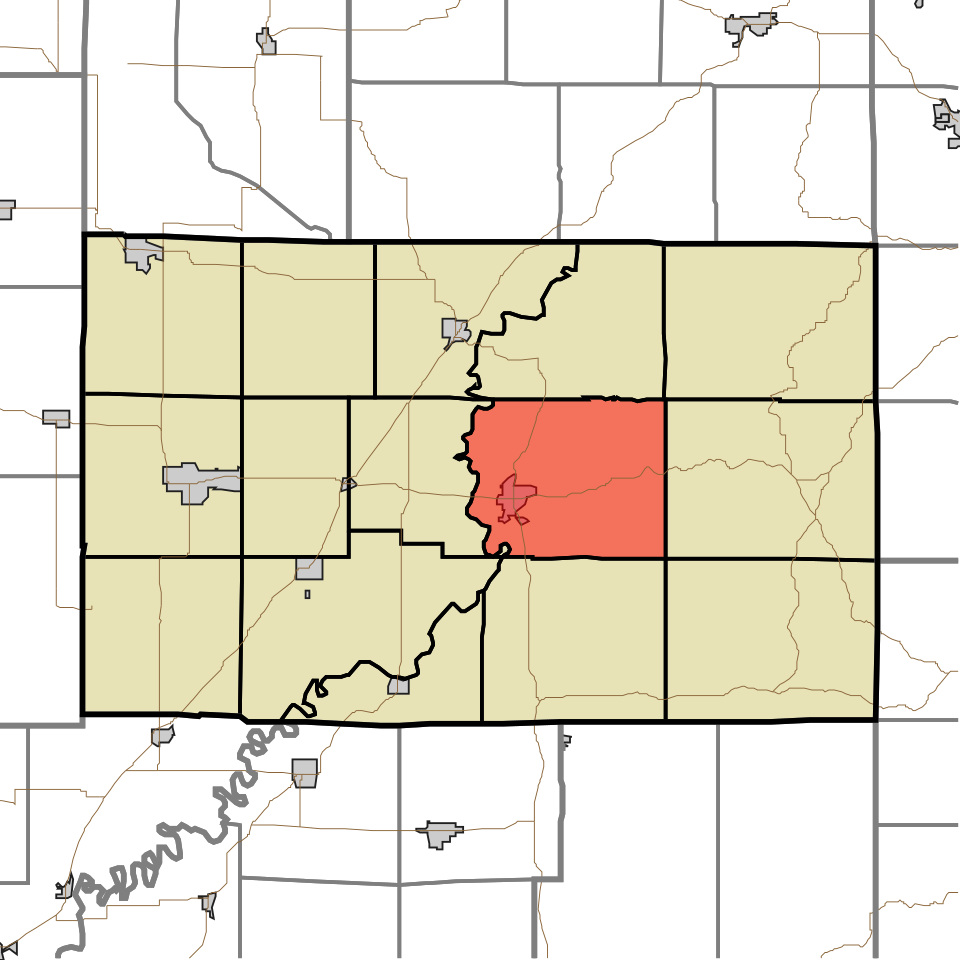 Locator map of Richland