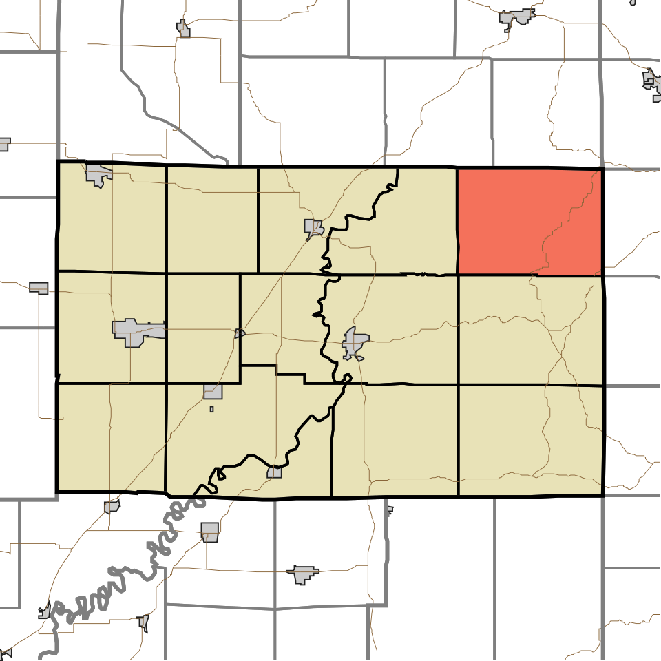 Locator map of Beech Creek