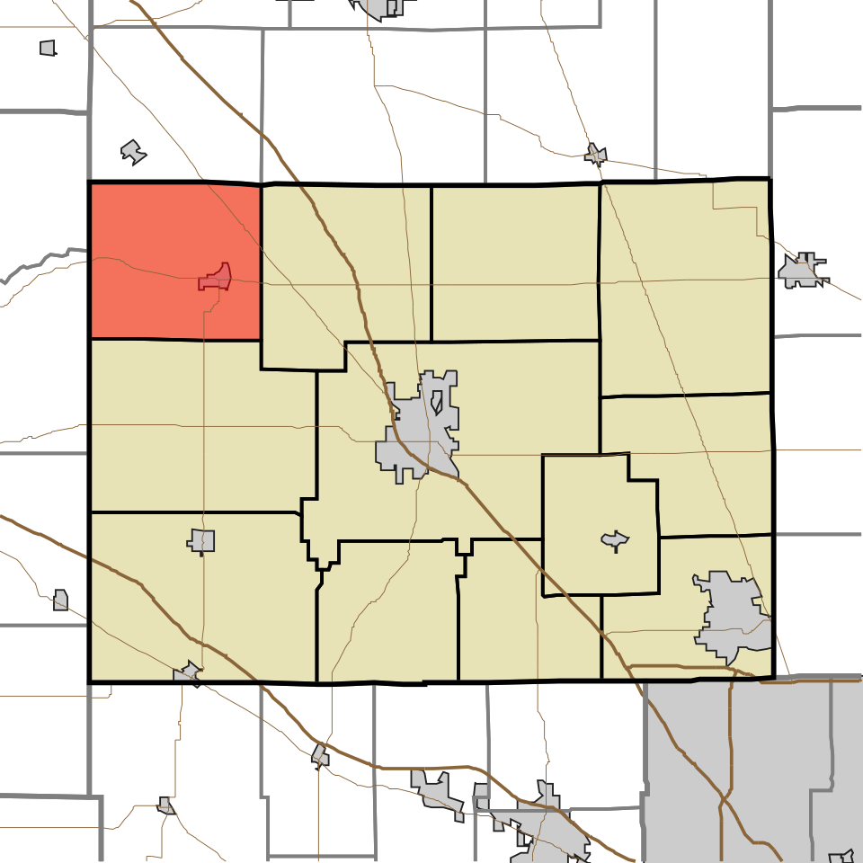 Locator map of Sugar Creek