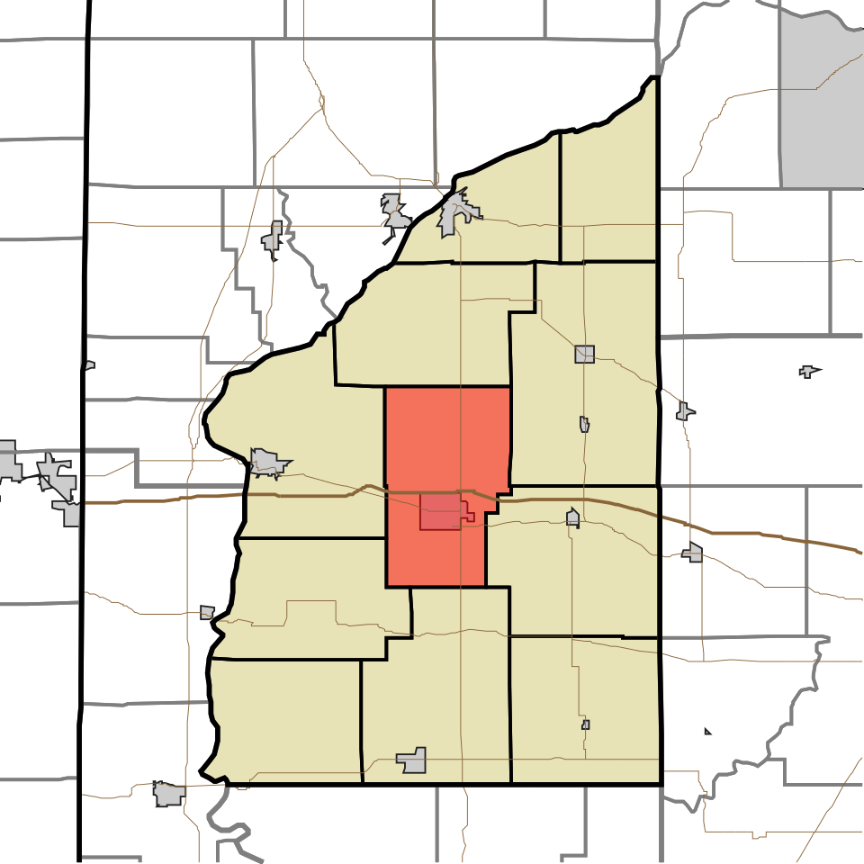 Locator map of Van Buren