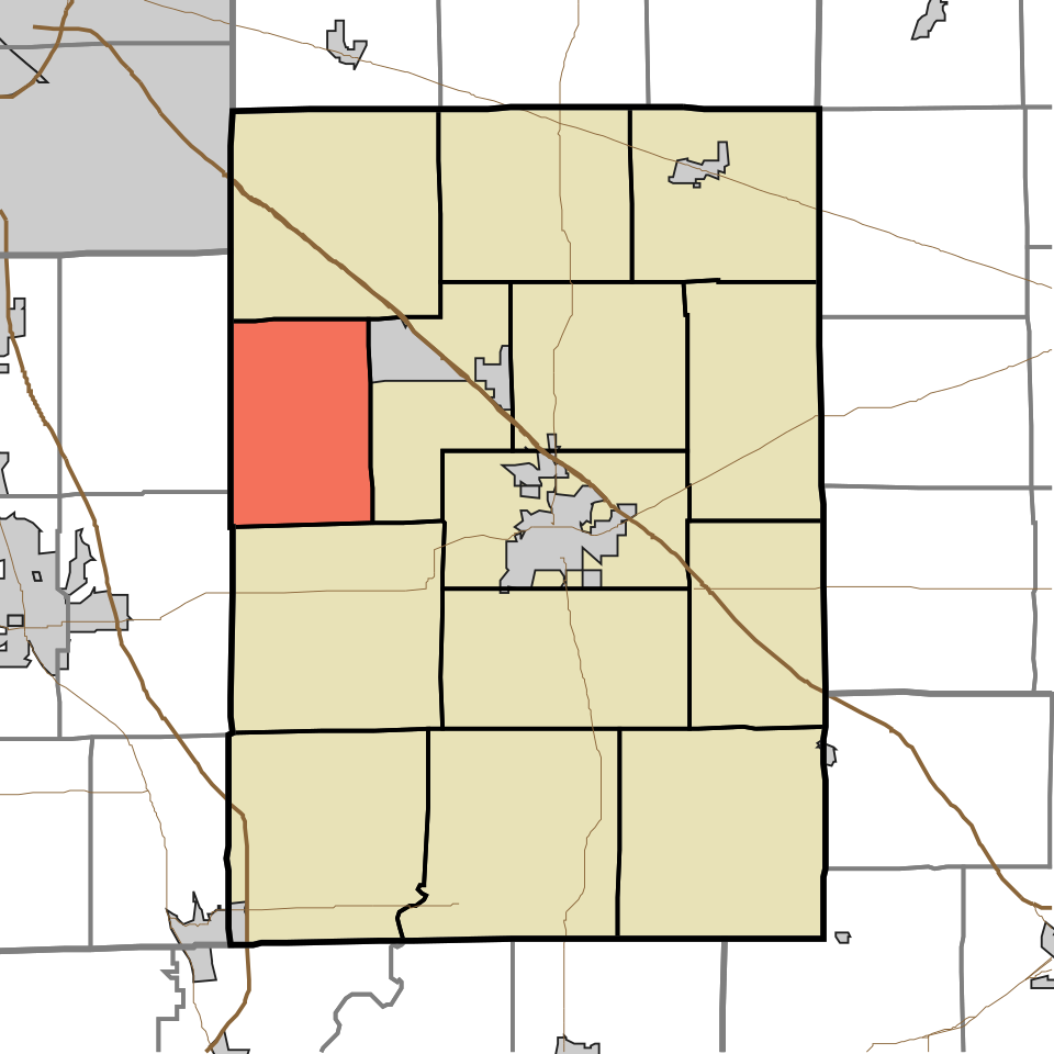 Locator map of Sugar Creek