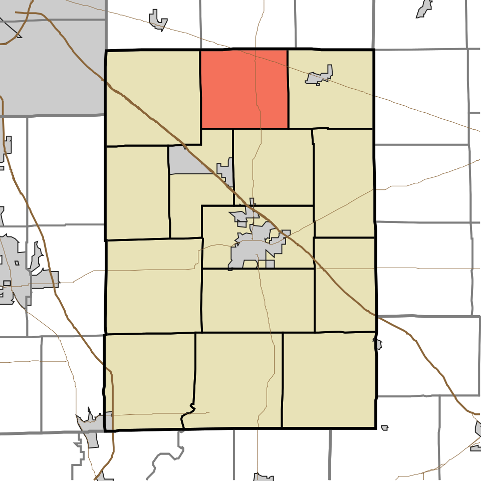 Locator map of Van Buren
