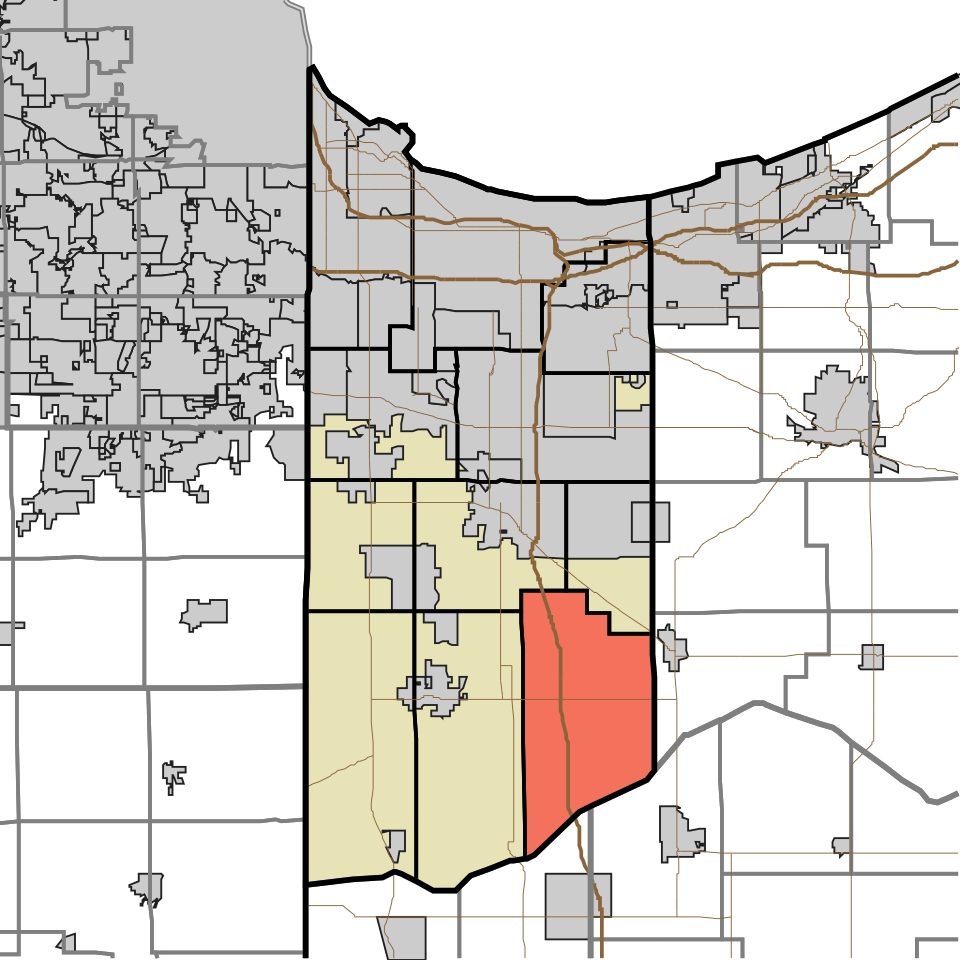 Locator map of Eagle Creek
