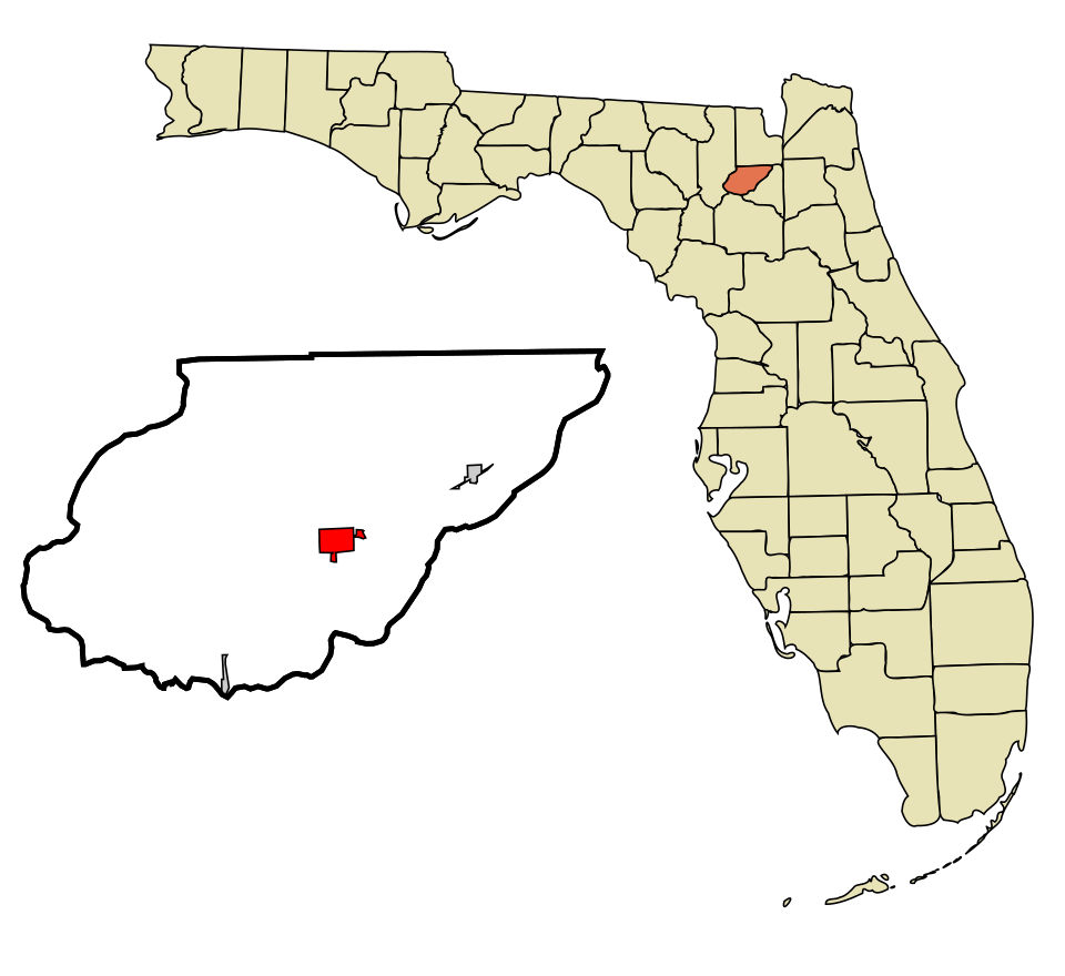 Locator map of Lake Butler